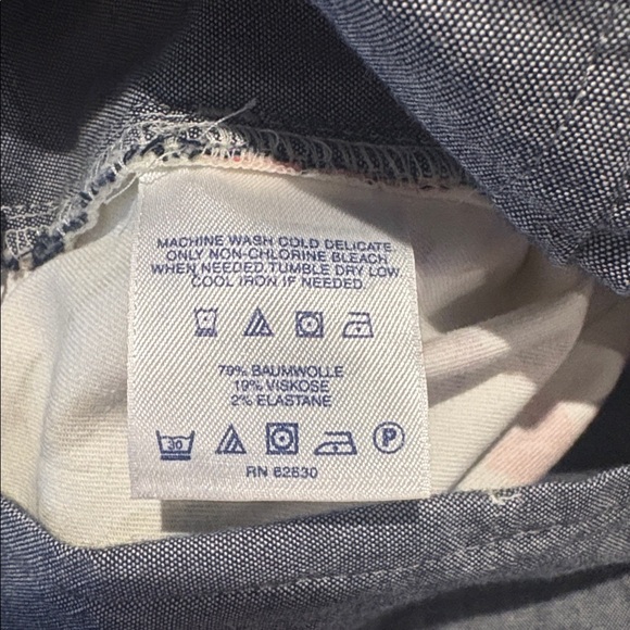 Lands' End Floral Straight Leg Mid Rise Crop Pants Size 2 - Picture 6 of 6